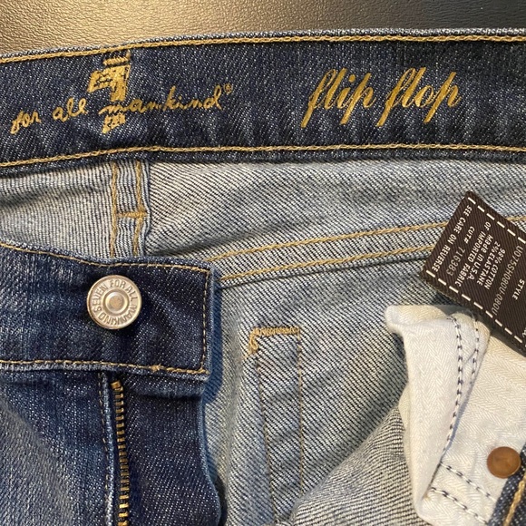 Seven For All Mankind Flip Flop Jeans Size 28 - Picture 4 of 8